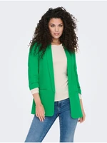 Green women's blazer with three-quarter sleeves ONLY Elly - Women