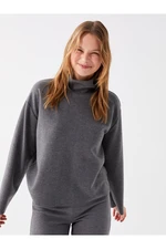 LC Waikiki Women's Turtleneck Straight Long Sleeve Knitwear Sweater