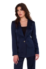 Makover Woman's Jacket K173 Navy Blue