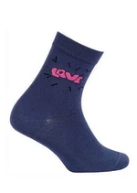 Gatta G34.01N Cottoline girls' socks modeled 27-32 navy 496