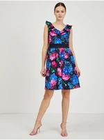 Pink-blue women's floral dress ORSAY - Ladies