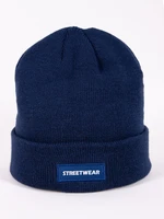 Yoclub Man's Men's Winter Hat CZZ-0415F-AA20 Navy Blue