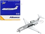 Fokker F70 Commercial Aircraft "Alliance Airlines - 100 Years First Flight from England" Silver Metallic 1/400 Diecast Model Airplane by GeminiJets