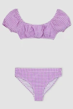 DEFACTO Girl's Checkered Bikini Set