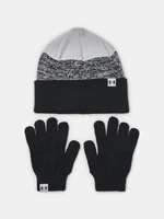 Under Armour Girl's Beanie &amp; Glove Combo Set dětský Černá