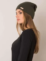 Khaki plain beanie RUE PARIS