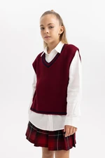 DEFACTO Girl V Neck Sweater