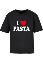 Women's T-shirt Pasta LOVE black