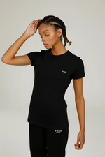 KINETIX SN226 BASIC C NECK T-SHIR BLACK Woman Sleeve T-Sh