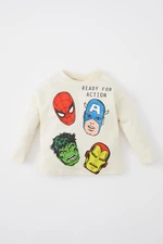 DEFACTO Baby Boy Marvel Comics Crew Neck Long Sleeve T-Shirt