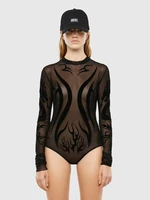 Diesel Bodysuit - TNOELAYV100 black with ornaments