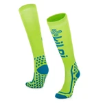 Unisex running knee-high socks Kilpi COMPRESS-U light green