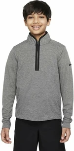 Nike Dri-Fit UV Womens Full-Zip Golf Anthracite/Wolf Grey/Black XS Rövid ujjú póló