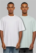 Pánská trička UC Tall Tee 2-Pack - zelená+bílá