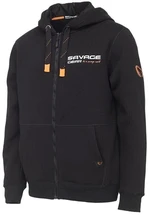 Savage Gear Horgászpulóver Urban Zip Hoodie Fekete tinta XL