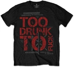 Dead Kennedys Ing Too Drunk Mens Black 2XL