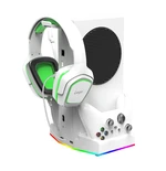 Multifunkční nabíjecí RGB stojan iPega XBS011S s chlazením pro Xbox Series S + 2ks baterií