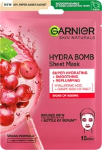 GARNIER Skin Naturals Vyhlazující a vyplňující textilní maska s výtažkem z hroznů 28 g