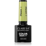 Claresa SoakOff UV/LED Color Neon gelový lak na nehty odstín 5 5 g