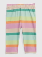 GAP Kids Striped Organic Capri Leggings - Girls