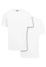 Men's Classic Oversized T-Shirt 2 Pack White+White