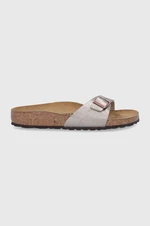 Kožené pantofle Birkenstock Madrid dámské, zlatá barva, 1020632