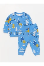 LC Waikiki Crew Neck Baby Boy Sweatshirt and Tracksuit Bottom 2-pack