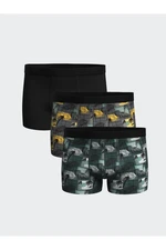 LC Waikiki Standard Mold Flexible Fabric Men's Boxer 3-Piece