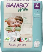 BAMBO Nature Pleny jednorázové 4 L (7-14 kg) 24 ks