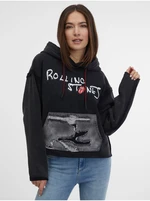 Black Women's Hoodie Desigual Rolling - Women