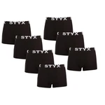 7PACK men's boxers Styx sports rubber black