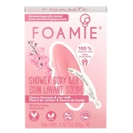 FOAMIE Hydratačná sprchová starostlivosť Cherry Kiss With Cherry Blossom a Rice Milk Body Bar 80 g