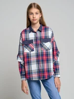 Big Star Woman's Shirt Shirt 141900 Navy Blue-403