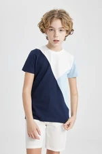 DEFACTO Boy's Crew Neck Pique Short Sleeve T-Shirt