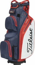 Titleist Cart 14 StaDry Navy/Roșu/Alb Sac de golf pentru cărucior