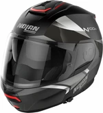 Nolan N100-6 Paloma N-Com Flat Black Silver 2XL Helm