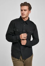 Vintage long-sleeved shirt, black