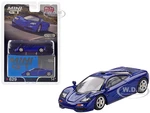 McLaren F1 Cobalt Blue Limited Edition to 2760 pieces Worldwide 1/64 Diecast Model Car by True Scale Miniatures