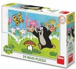 Puzzle Krtek a houba 24 dílků maxi