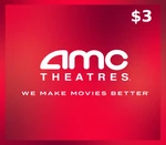 AMC Theatres $3 Gift Card US
