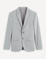 Light grey men's blazer Celio Buamaury