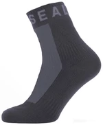 Sealskinz Waterproof All Weather Ankle Length Sock with Hydrostop Black/Grey XL Skarpety kolarskie