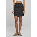 Women's Organic Stretch Denim Skirt with Black Wash