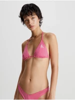 Women's Pink Bikini Top Calvin Klein Underwear - Women