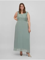 Light green women's maxi-dresses VILA Betina - Ladies