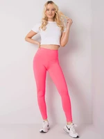 Fluo rózsaszín női sport leggings