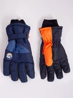 Yoclub Kids's Children'S Winter Ski Gloves REN-0301C-A150 Navy Blue