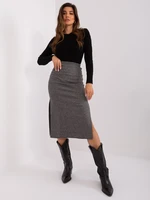 Skirt-LK-SD-509400.87P-Grey-Black