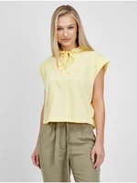 Yellow Sleeveless Hoodie ONLY Miami - Women