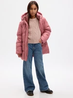 GAP Kids Quilted Jacket Hooded - Girls